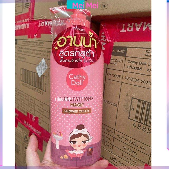Sữa Tắm Trắng Da ngừa lão hóa Ready 2 White One Day Whitener Cathy Doll 450ml Thái Lan