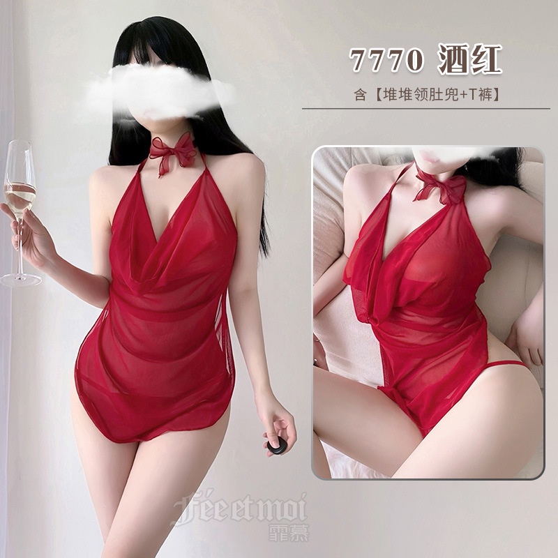 Sexylady đồ lót ren, đồ ngủ xuyên thấu sexy, váy ngủ đen gợi cảm 7770