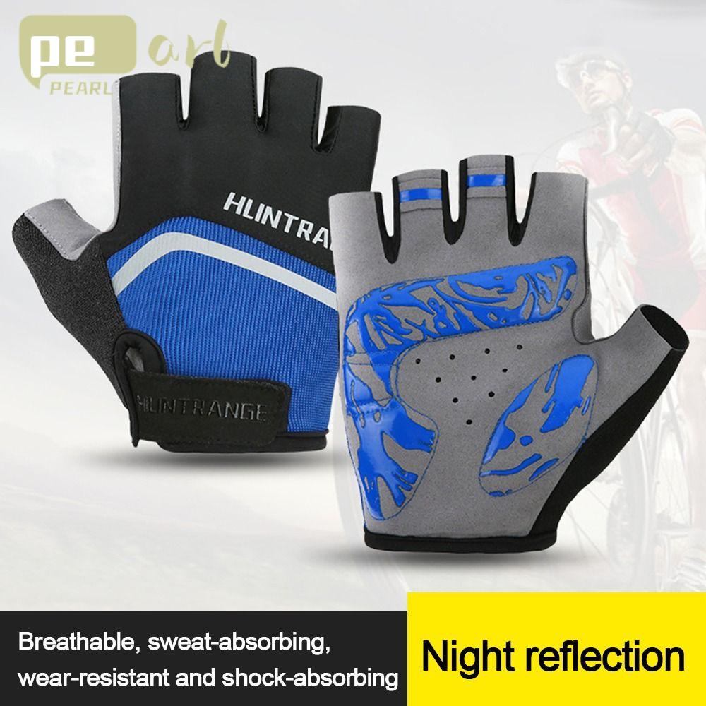 PEARLVN Găng Tay Thể Thao Hở Ngón Chống Sốc Thoáng Khí Cho Nam Nữ