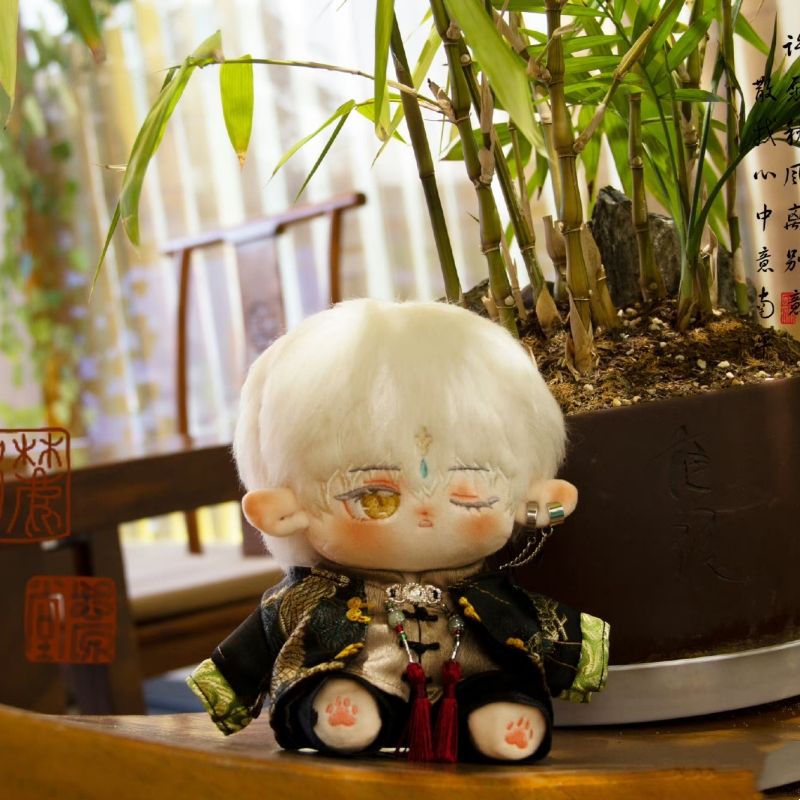 Búp Bê Em Bé Mặc Đồ Phong Cách Trung Hoa Cổ Điển Bằng Vải cotton 20cm
