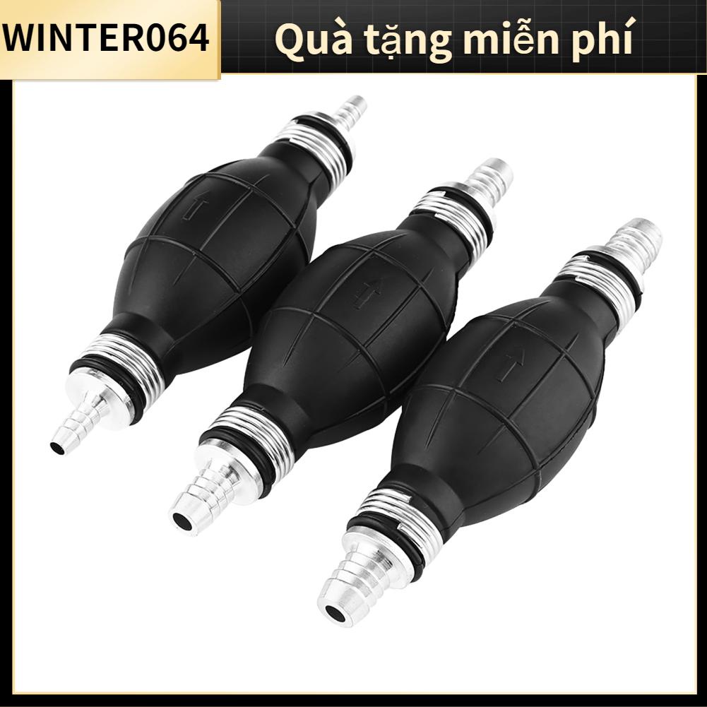 Winter064 Dây chuyền bơm nhiên liệu bằng cao su &amp; nhôm Tay mồi Bóng xăng Xăng cho ô tô Thuyền Marine Outboard