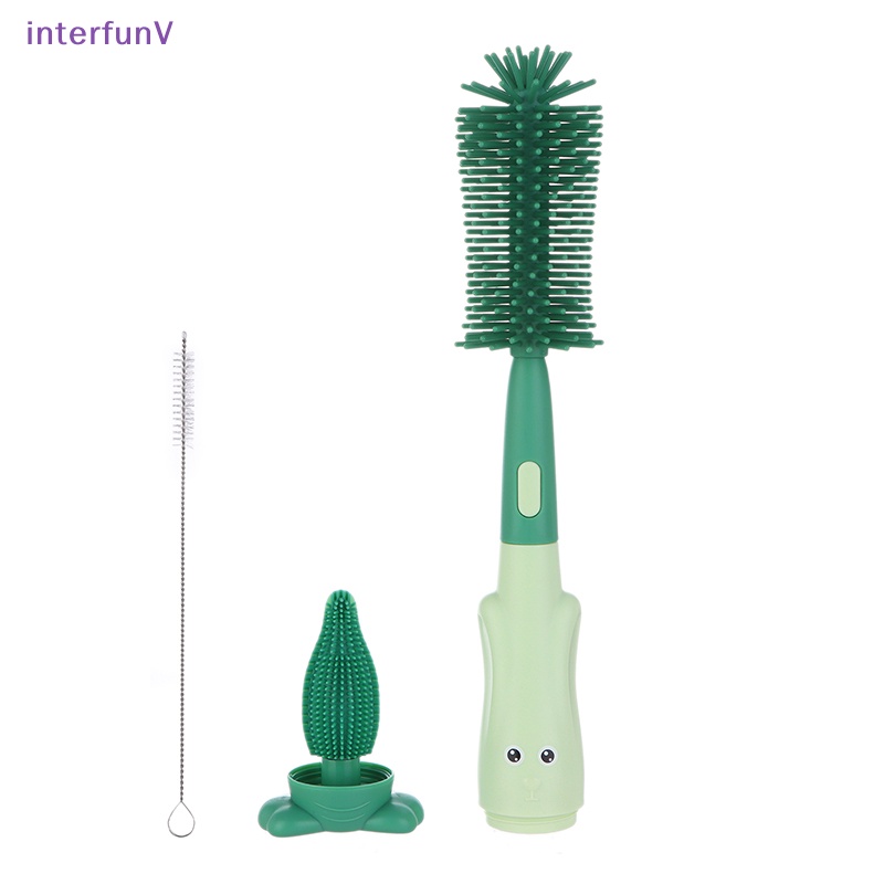 Cọ Vệ Sinh Bình Sữa / Núm Vú Giả / Cốc Thủy Tinh Bằng Silicone Cho Trẻ Em