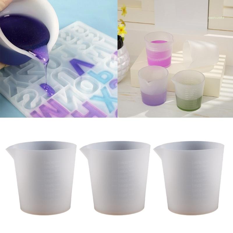 Cốc Đo Lường Bằng Silicone Không Dính Đa Năng 50ml DIY