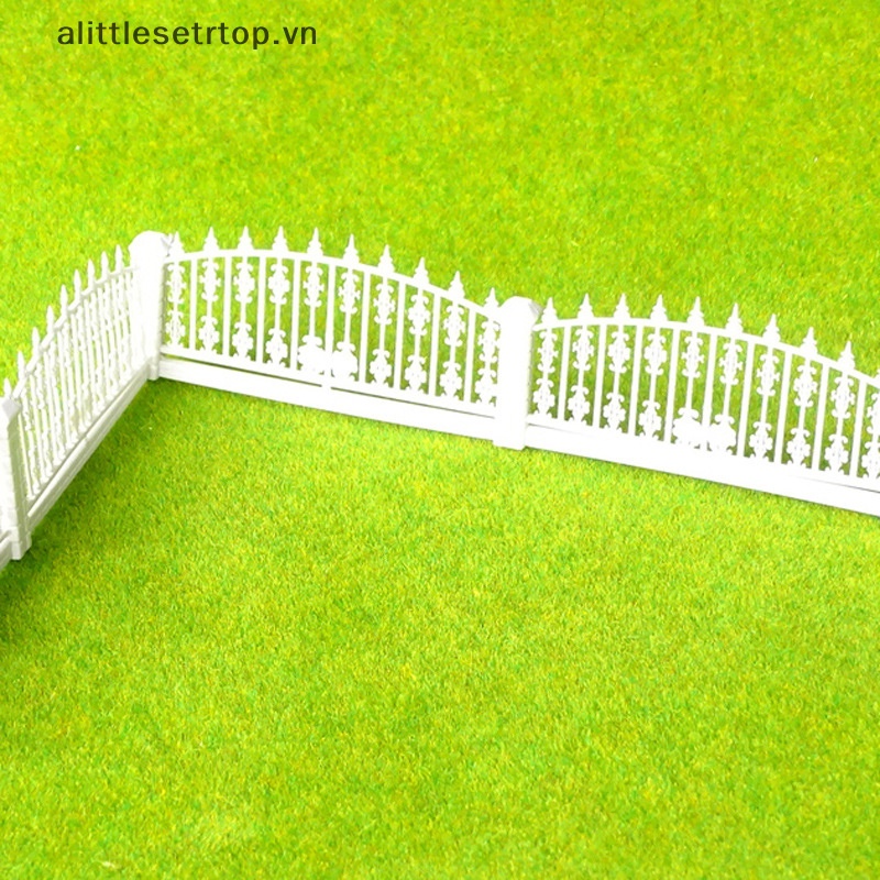 Alittlesetrtop 1/100 quy mô 1m hàng rào tấm cát thu nhỏ sân hàng rào mô hình lan can trang trí.