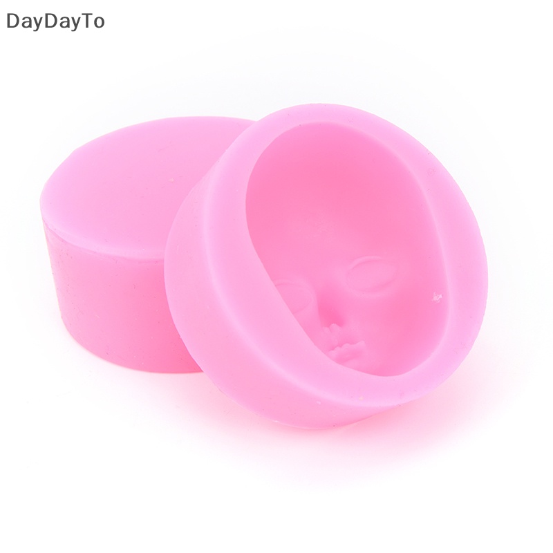 1 Khuôn Làm Bánh / Xà Phòng / Sô Cô La Handmade Bằng Silicone Hình Khuôn Mặt Em Bé