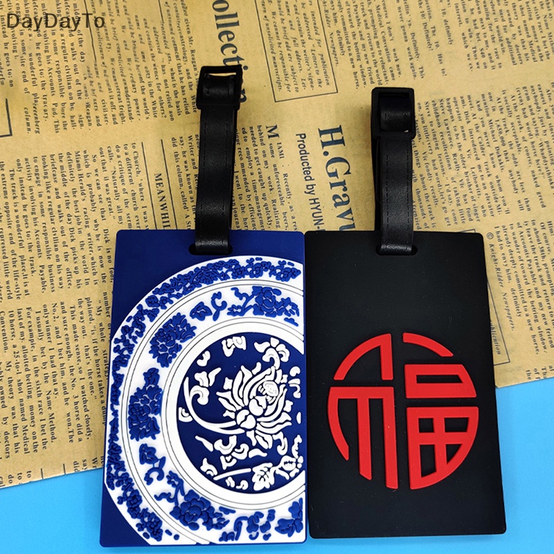 Tag Hành Lý Bằng PVC Nhỏ Gọn Phong Cách Hoạt Hình Thời Trang