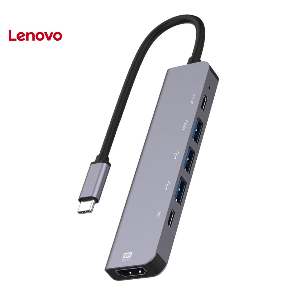 Trạm Sạc Nhanh 6 Trong 1 Type-C Sang HDMI-C 4K Với 3 Cổng USB 3.0 Cho Laptop