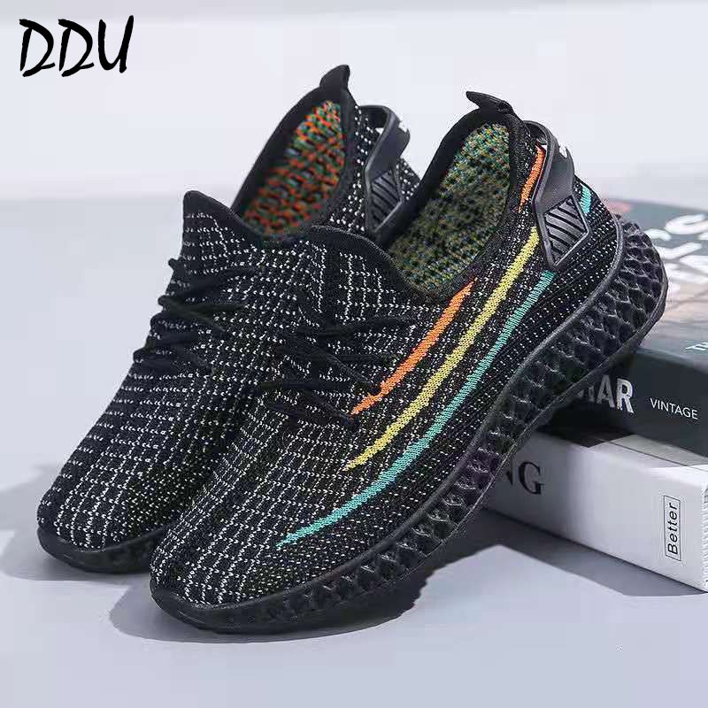 🔥DDU Giày Thể Thao Phối Lưới Thoáng Khí Thời Trang Mùa Hè Phong Cách Hàn Quốc Cho Nữ 0704001