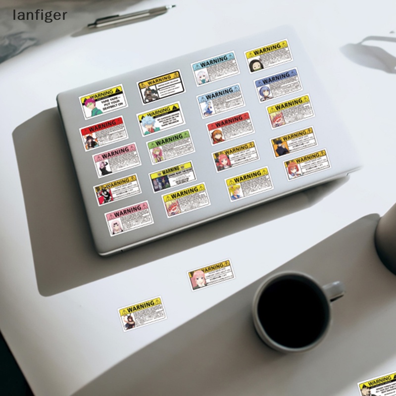 Bộ 50 Miếng Dán Cảnh Báo In Hoạt Hình Vui Nhộn Sáng Tạo Cho Bé