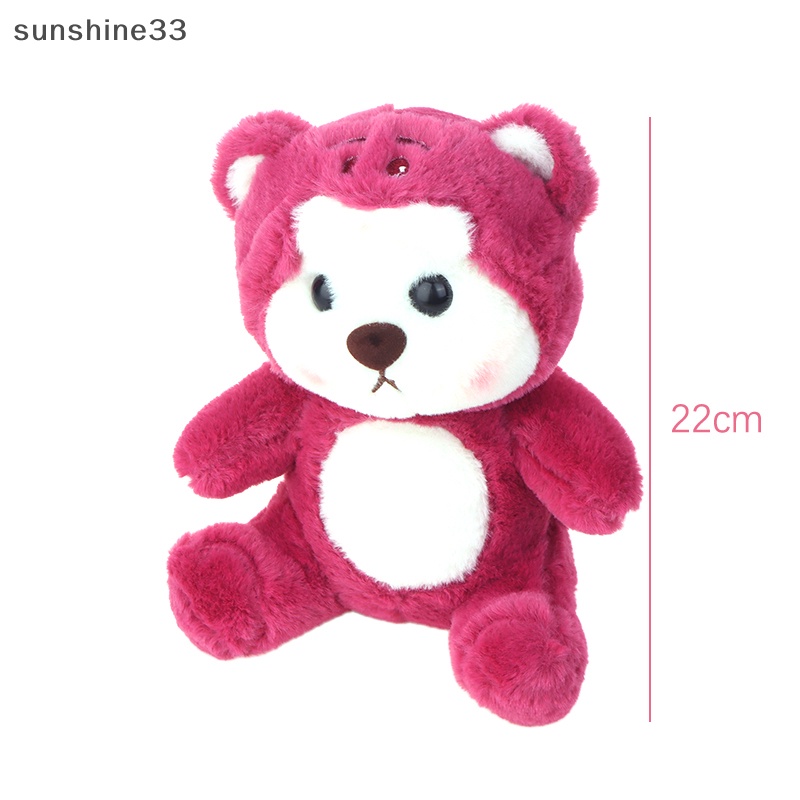 1 Đồ chơi nhồi bông Hình Gấu Teddy Hoạt Hình Đáng Yêu 22cm