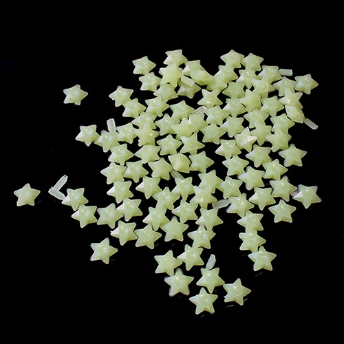 Set 200 Hình Dán Ngôi Sao 3D Dạ Quang Trang Trí Phòng Ngủ Cho Bé