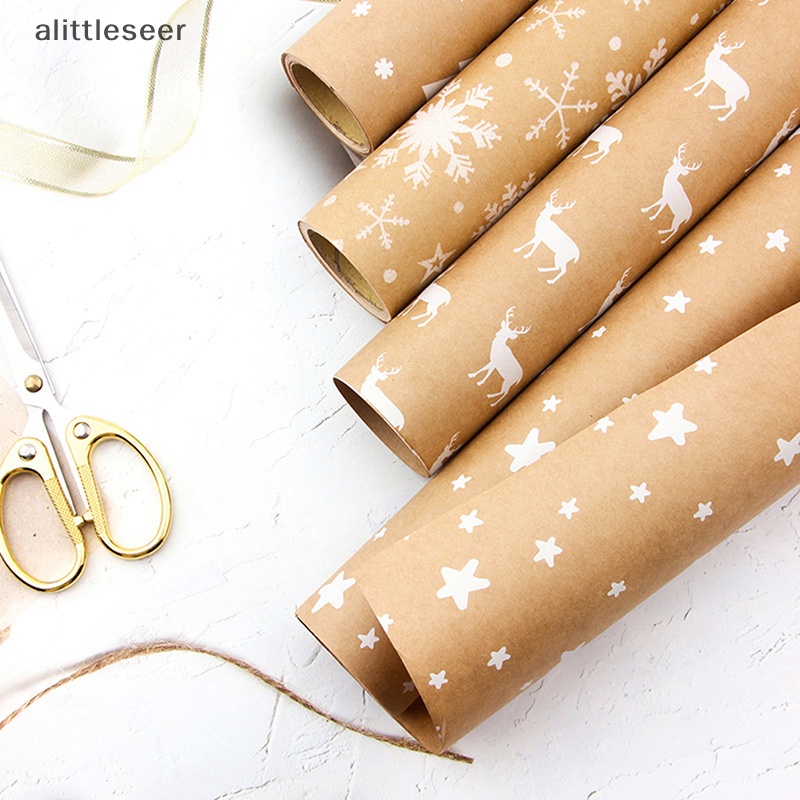 1 Cuộn Giấy Gói Quà Giáng Sinh 100 * 43cm