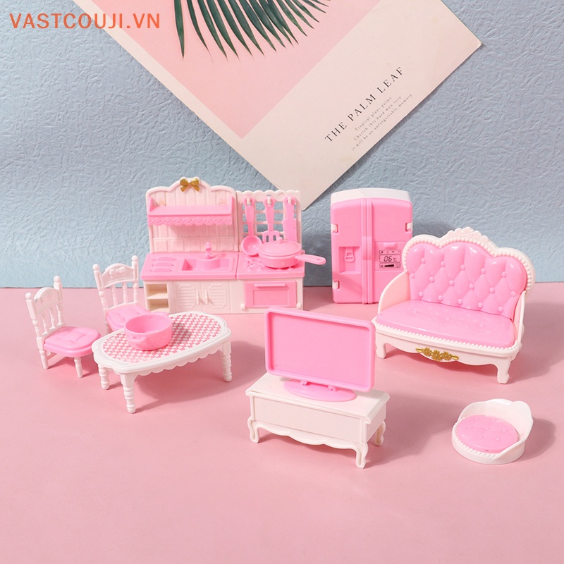 Set 4 / 7 / 10 / 11 Mô Hình Các Nội Thất Trang Trí Nhà Búp Bê