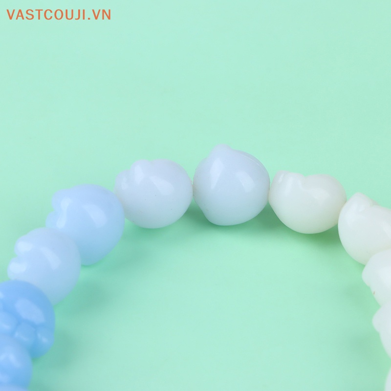 Vòng Đeo Tay Chuỗi Hạt Màu Gradient Mềm Mại Thay Đổi Được Dành Cho Bạn Gái Yêu Thích Bằng Ngón Tay Và Quả Cầu Màu Gradient VN