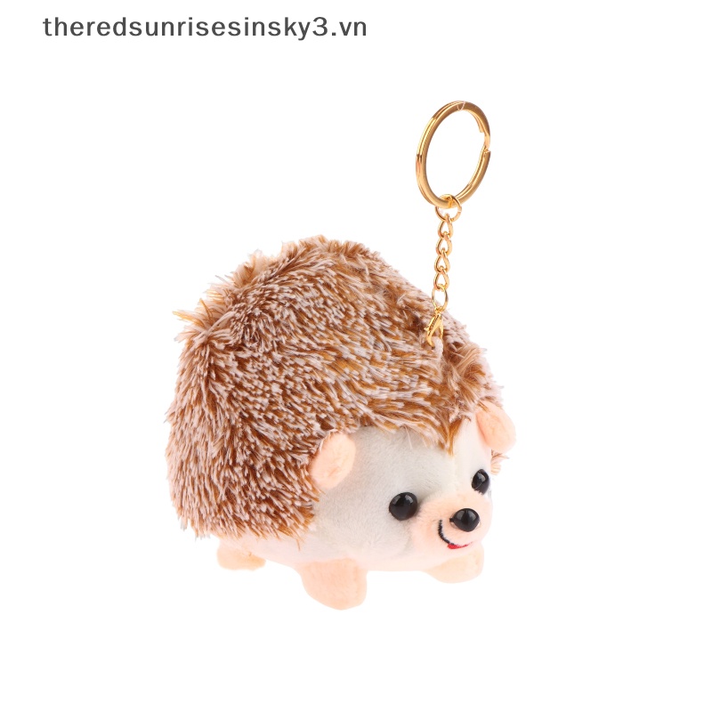 Móc Khóa Hình Nhím Nhồi Bông Nhiều Màu Sắc 12CM Mềm Mại Dành Cho Ba Lô / Túi Xách / Xe Hơi