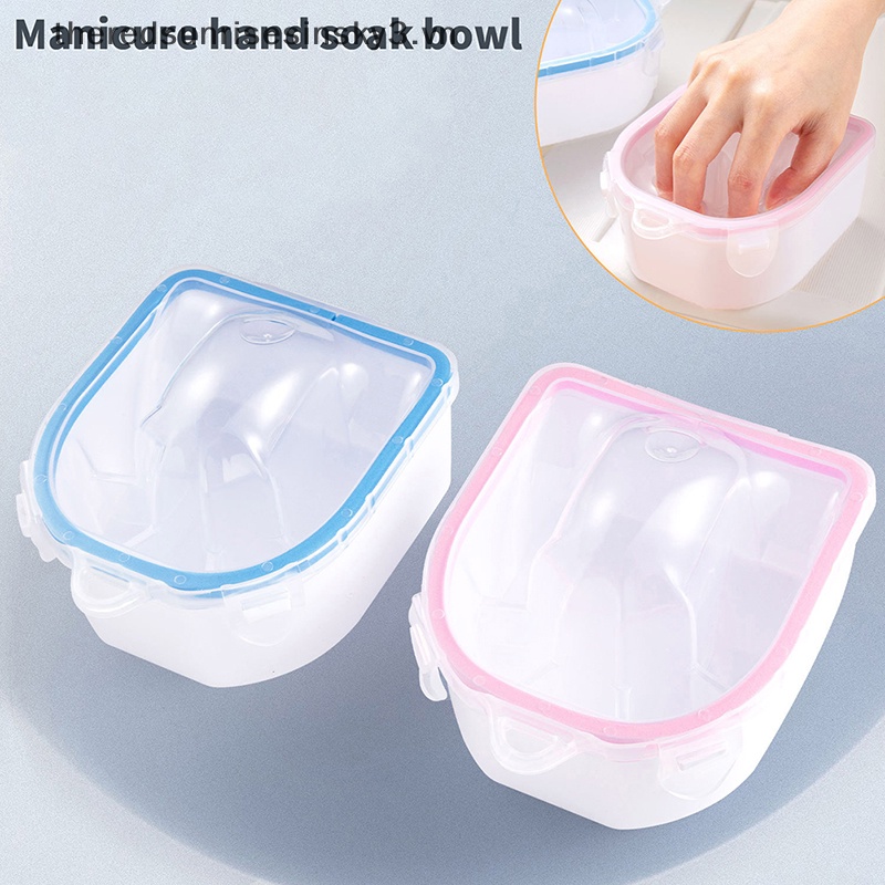 Bát Ngâm Móng Tay Bằng Nhựa Dày Thời Trang