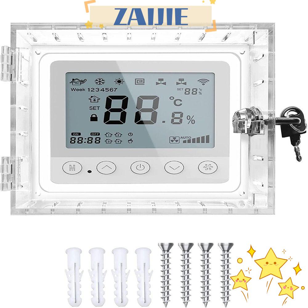ZAIJIE24 Vỏ Hộp Ổ Khóa Nhiệt Thông Dụng Bền Bỉ Có Khóa Mật Khẩu Hộp Điều Khiển Thông Dụng Cho Nhiệt Độ Trên Tường
