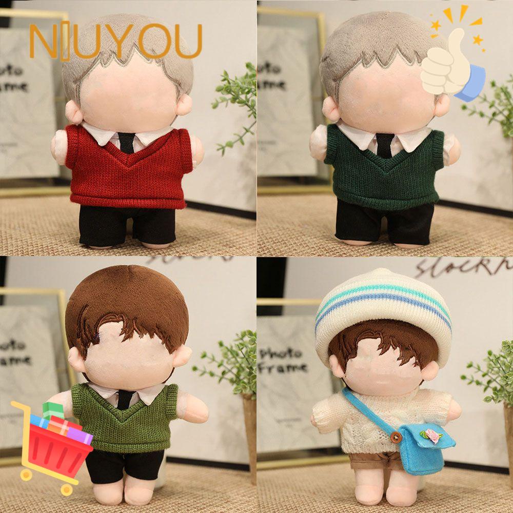 NIUYOU Búp Bê Nhồi Bông Đồ Chơi Đáng Yêu 20cm