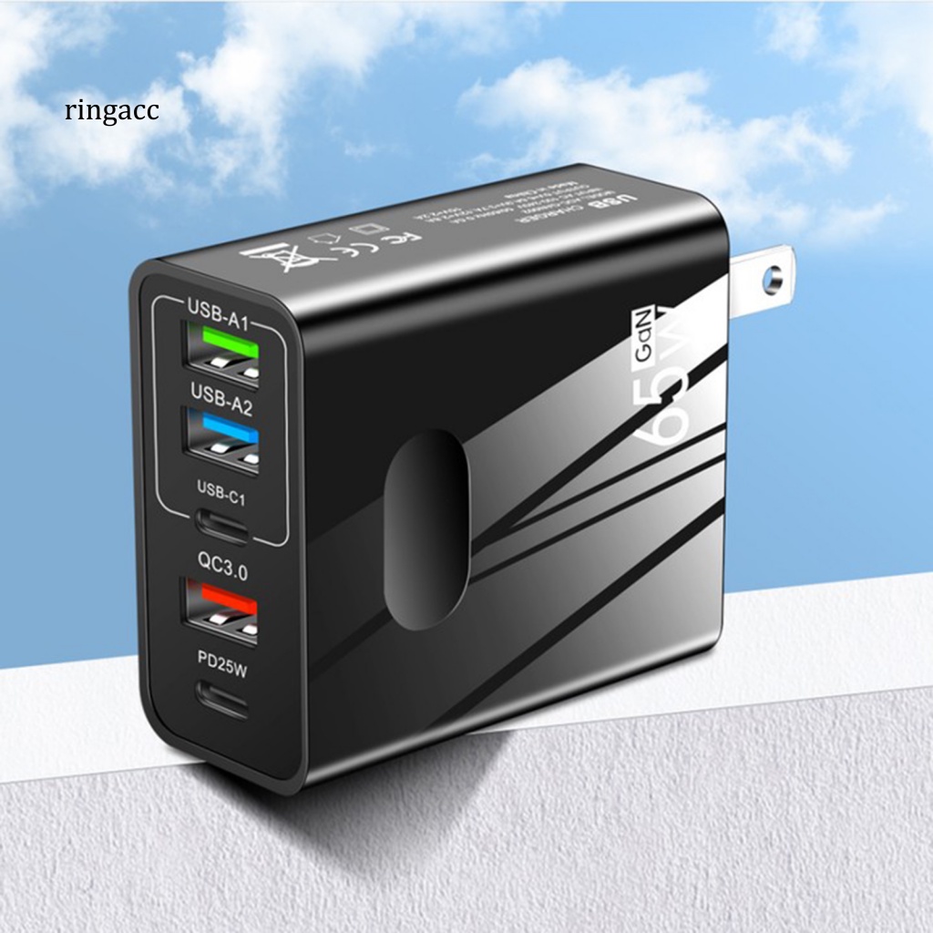 Đầu Sạc USB Type-C 65W Chuyên Dụng Cho Laptop / Điện Thoại