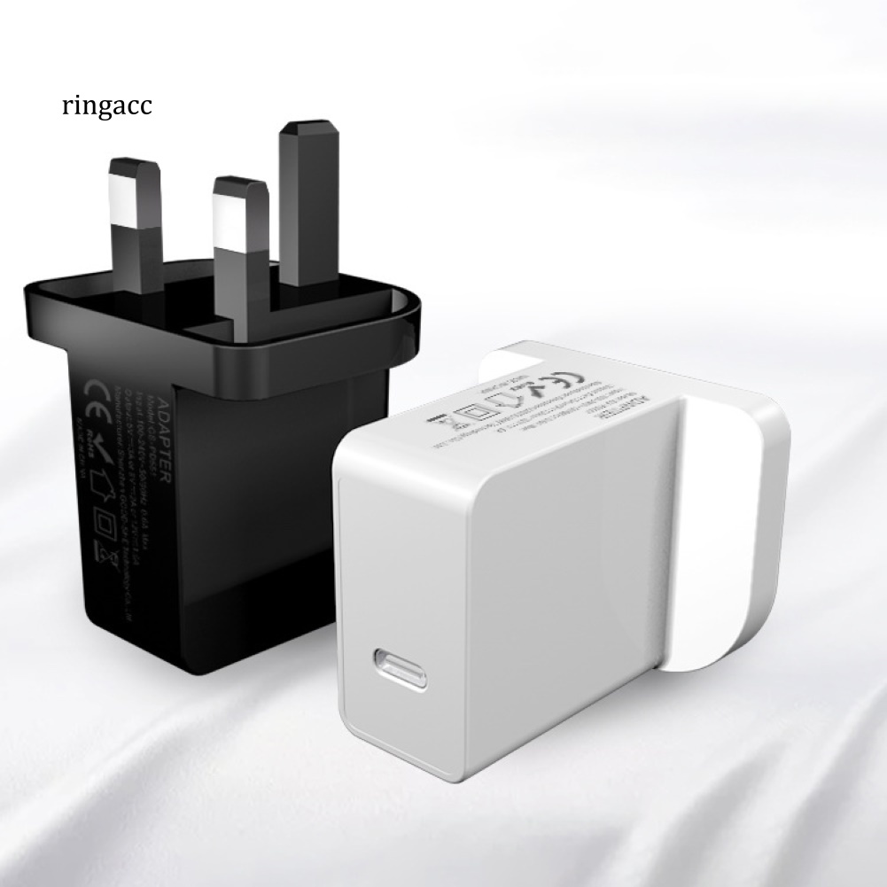 Đầu Sạc Nhanh USB Type C 18W PD Cho iPhone 11 X XS XR