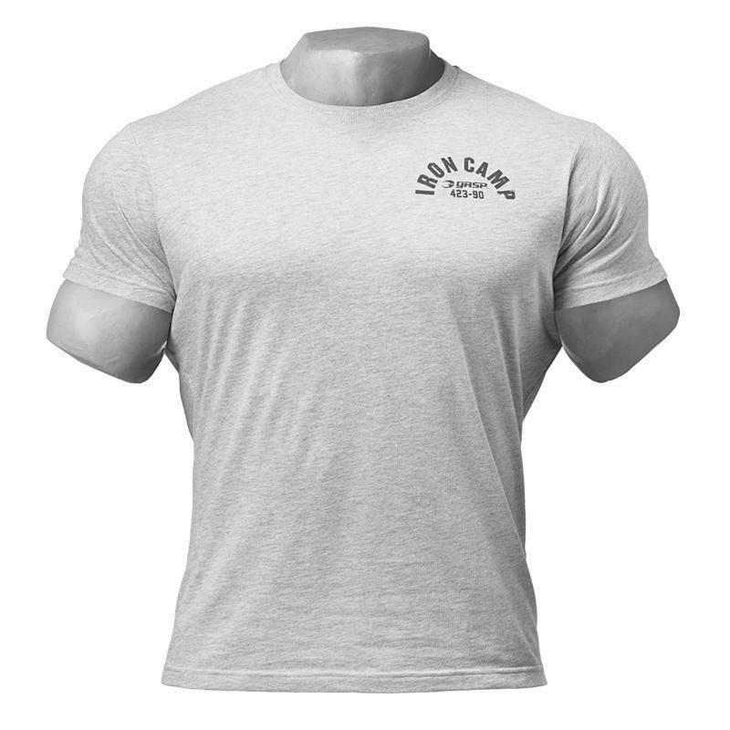 Gasp Fitness Training Short Sleeve T-shirt New Men's Wait Lifting Sports Top Base Half Sleeve Clothing Trendy Clothing Xnr1