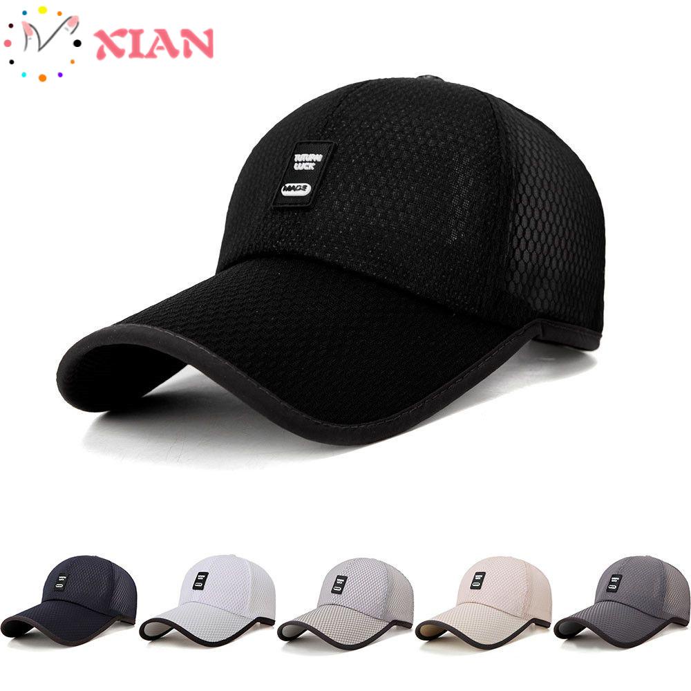 XIANTIN Mũ Lưỡi Trai Phối Lưới Thể Thao Cho Nam Và Nữ