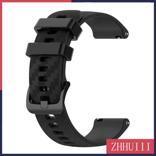 Dây Đeo Silicon Họa Tiết Sợi Carbon 22mm Cho Đồng Hồ Thông Minh Xiaomi S1