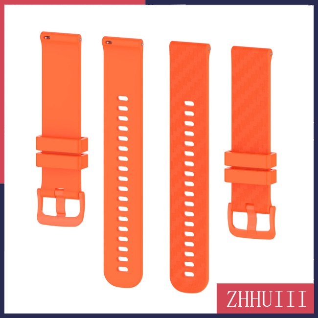 Dây Đeo Silicon Họa Tiết Sợi Carbon 22mm Cho Đồng Hồ Thông Minh Xiaomi S1