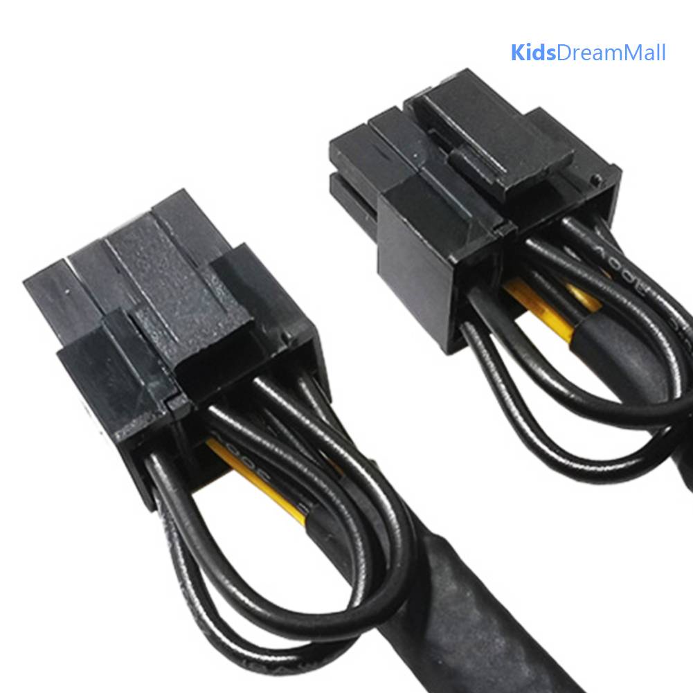 Thẻ Đồ Họa 6Pin PCI-E Sang 2x8Pin (6 + 2) GPU Cho Dây Cáp BTC