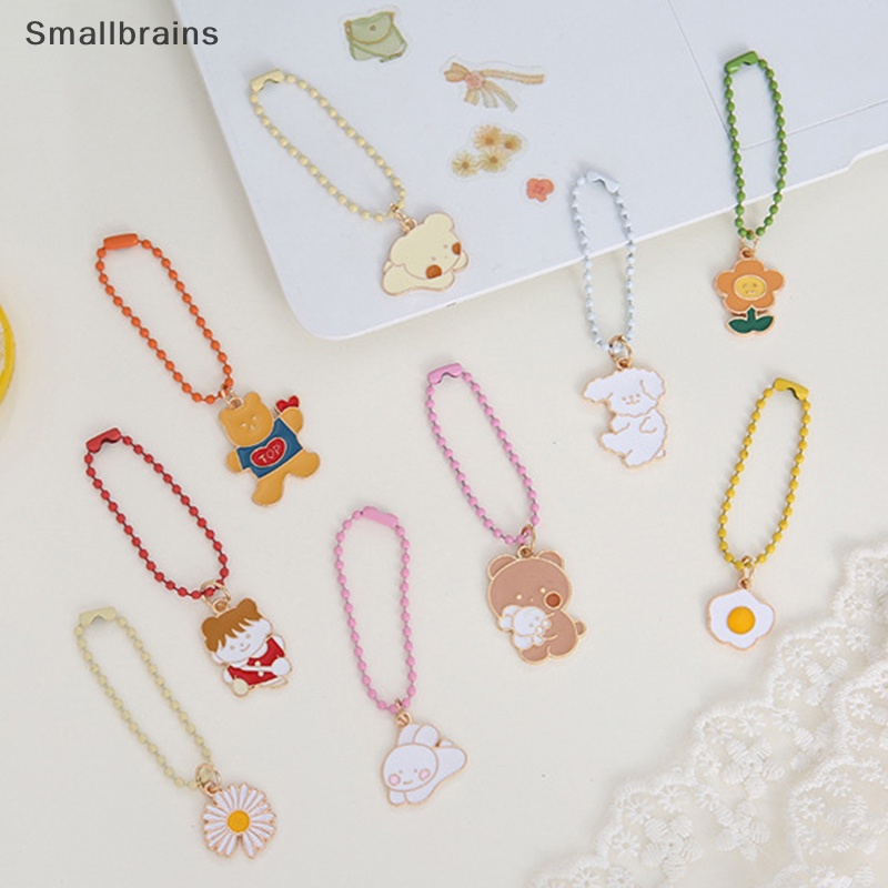 Smbr Móc Chìa Khóa Kim Loại Mặt Hình Hoạt Hình Dễ Thương Tươi Mới Tinh Tế Cho Nữ Sinh BR
