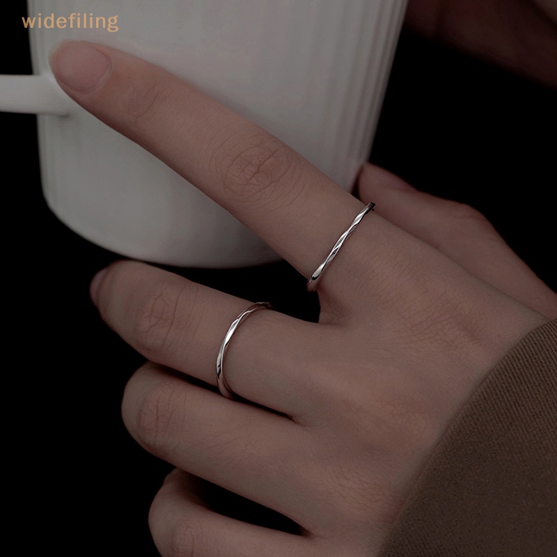 Nhẫn Tròn Trơn Không Phai Màu Đơn Giản Thời Trang Cho Nữ