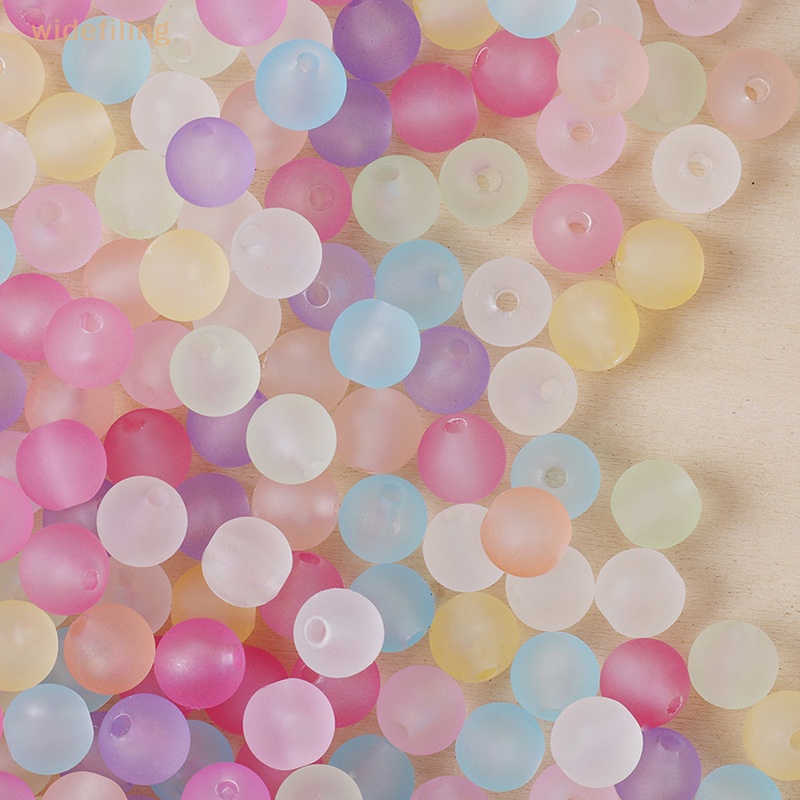 Set 100 Hạt Tròn 6mm Nhiều Màu Dùng Để Làm Đồ Trang Sức Thủ Công