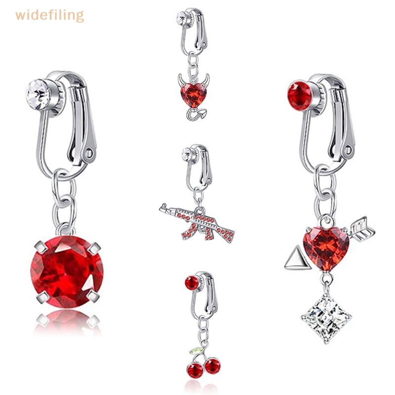 Khuyên RốN HìNh TráI Tim ĐíNh Đá Xinh XắN