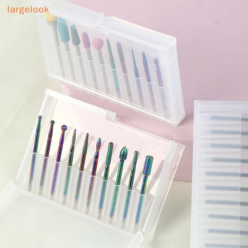 Set 10 Mũi Khoan Kim Cương Chuyên Dụng Cho Trang Trí Móng Tay