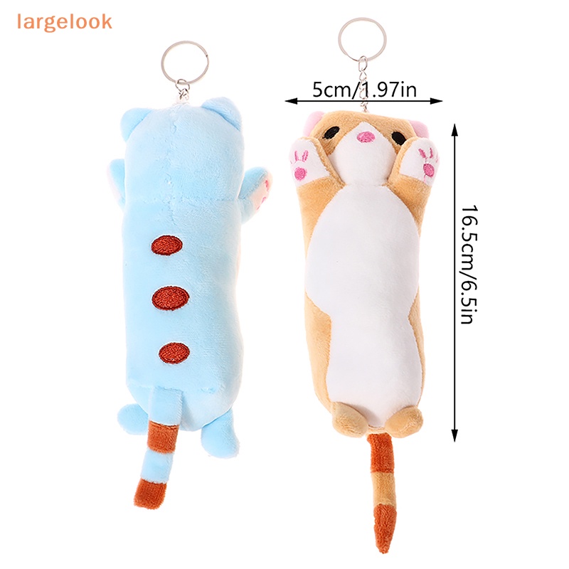 Móc Khóa Hình Mèo Nhồi Bông Mềm Mại Đáng Yêu