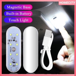 Đèn Led cảm ứng ô tô Đèn trang trí Đèn cảm ứng Nội thất ô tô Đèn từ trần Đèn đọc sách trên mái Đèn ngủ có thể sạc lại USB Đèn trần ô tô Đèn trần xe hơi Đèn mini