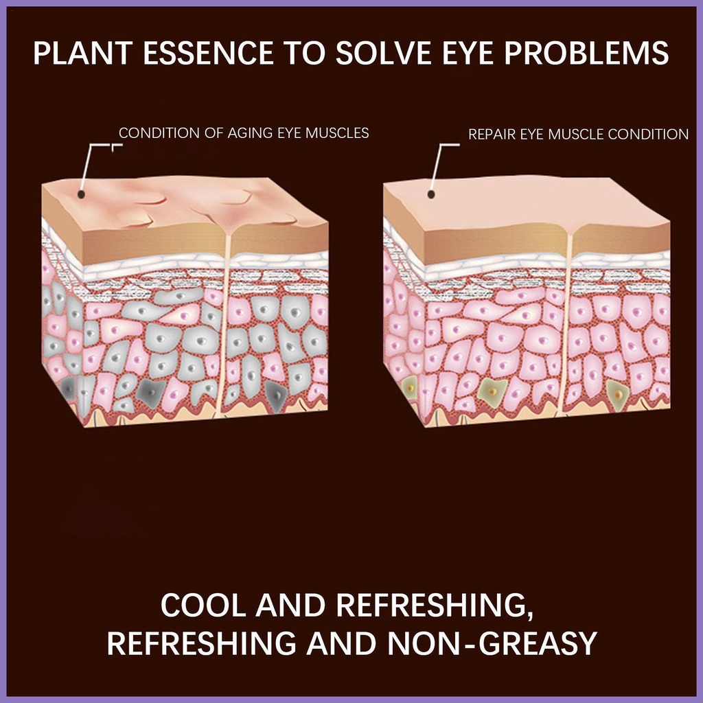 Kem Dưỡng Da Mắt Có Đầu Lăn Massage 2 Trong 1 nota2vn