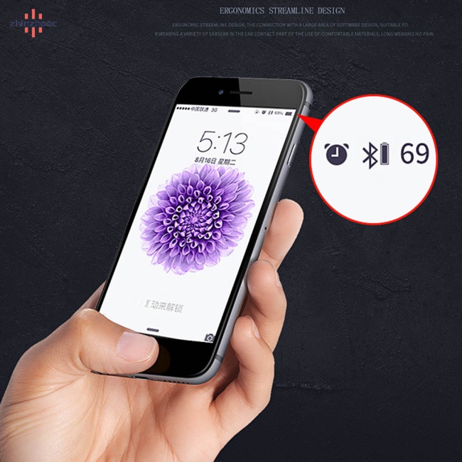 Tai Nghe Bluetooth 5.0 vip V9 Chống Mồ Hôi Kèm Mic Thoại