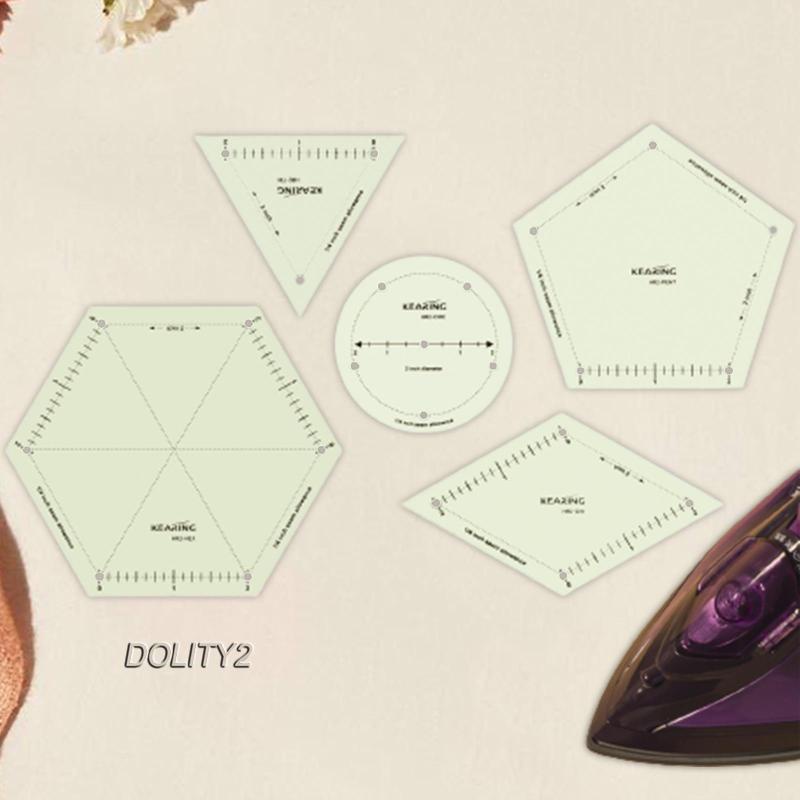 Set 5 Thước Ủi Đồ Thủ Công Chống Trượt Nhiều Hình Dạng