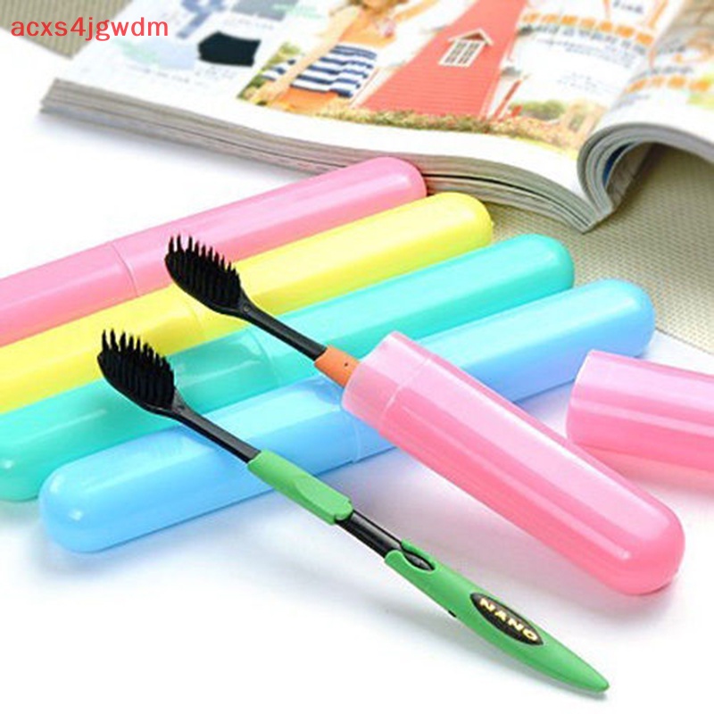 du lịch di động đi bộ đường dài cắm trại bàn chải đánh răng bảo vệ chủ trường hợp Hộp ống Bìa mới