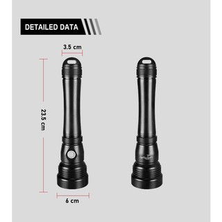 Đèn Pin Led Scuba 3 * XHP70 Siêu Sáng