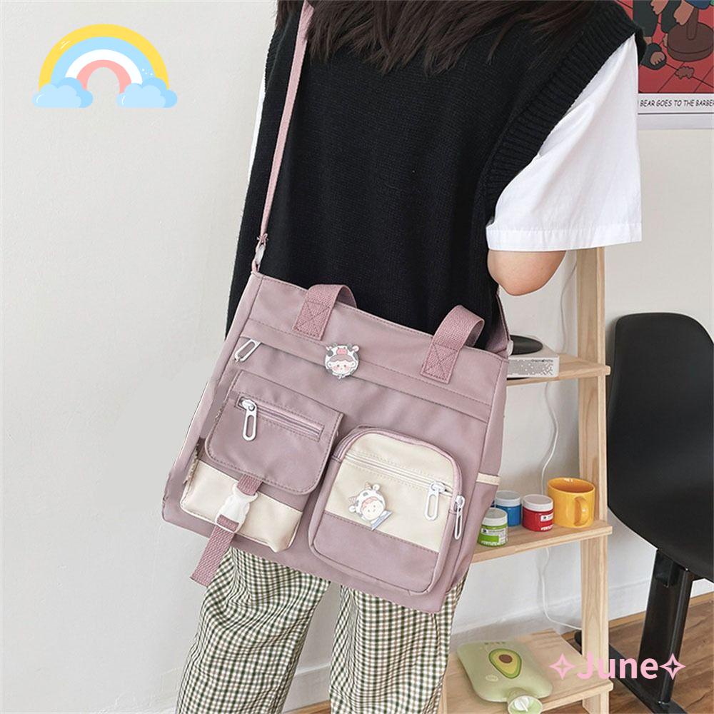 JUNE Túi Xách Da Pu Thời Trang Cho Nữ