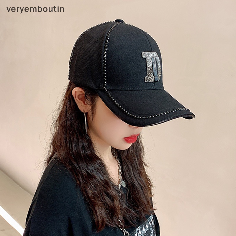 Nón Lưỡi Trai Đính Đá Phong Cách Hiphop Thời Trang Cho Nữ