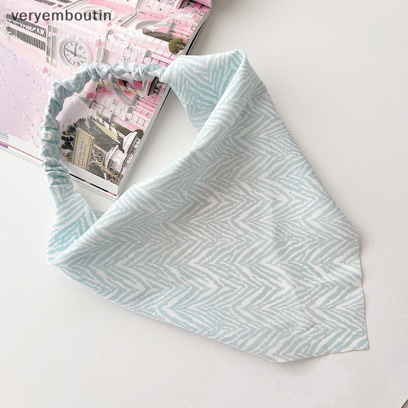 Băng Đô Co Giãn Họa Tiết Kẻ Sọc Nhiều Màu Sắc Thời Trang Cho Nữ