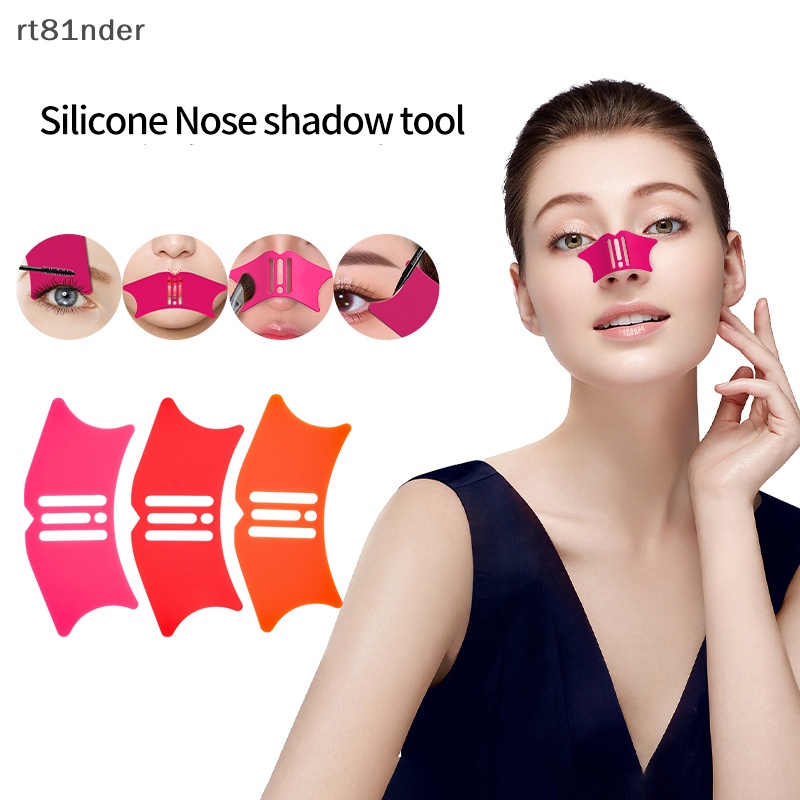 Rt Khuôn Silicone Kẻ Mắt / Lông Mày Đa Năng Cho Người Mới Bắt Đầu
