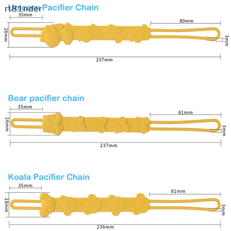 Rt Kẹp Giữ Núm Vú Giả Bằng Silicon Cấp Thực Phẩm Chống Rơi Chống Gỉ Họa Tiết Hoạt Hình One piece n