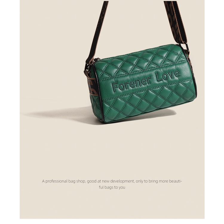 Túi Xách Da Mềm Hình Trụ Cỡ Lớn Thời Trang Cho Nữ