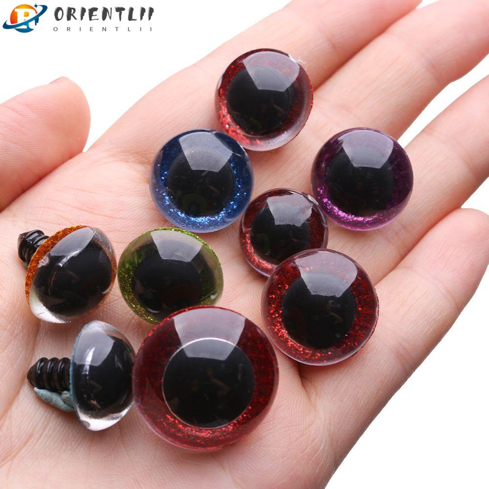 ORIENTLII Set 20 Con Rối Mắt Trong Suốt Kích Thước 16 / 18 / 20 / 24mm