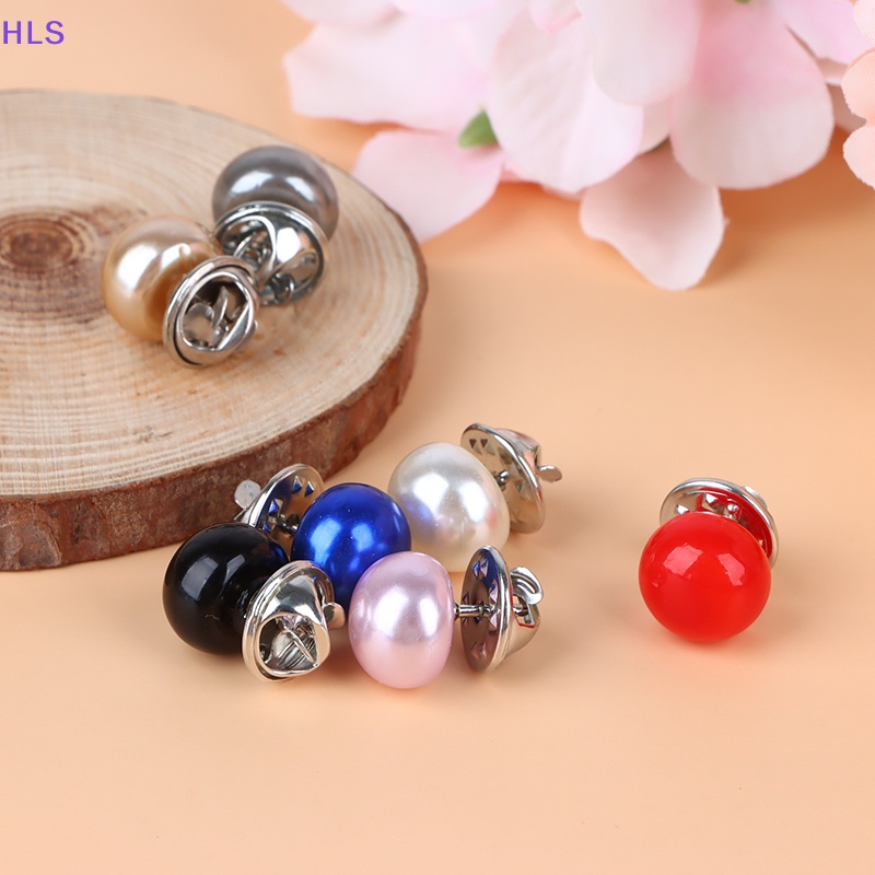 Set 6 Ghim Cài Áo Đính Ngọc Trai Nhân Tạo Thời Trang