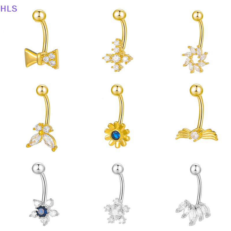 Khuyên Rốn Đính Đá Zircon Thời Trang Cá Tính Cho Nữ